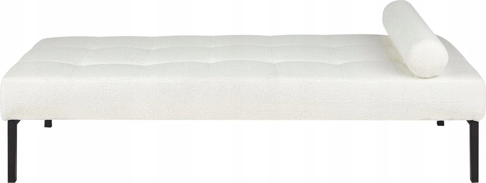 Sofa Beliani Šezlongas CHINON Boucle baltos spalvos