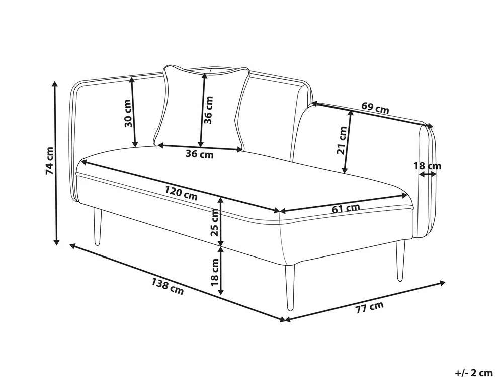Sofa Beliani Kairysis gultas CHEVANNES iš „boucle“ audinio, garstyčių spalvos