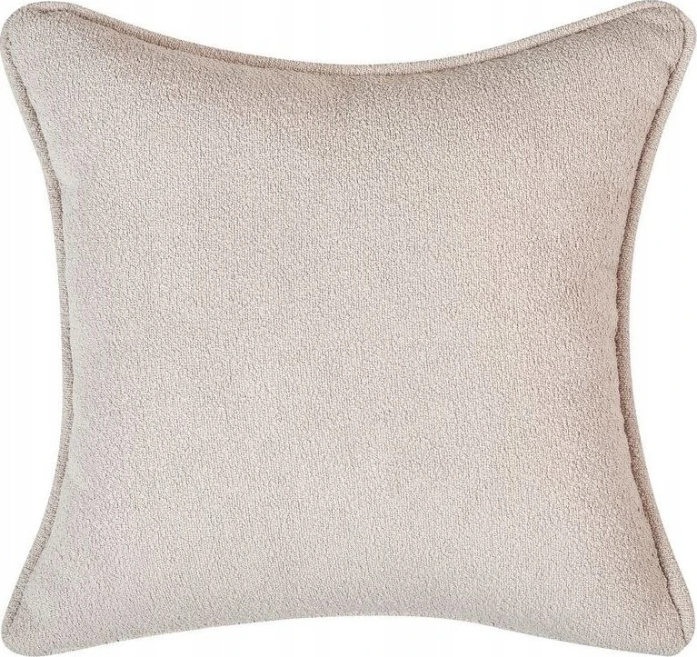 Sofa Beliani Dešininė šezlongo kėdė CHEVANNES Boucle šviesiai smėlio spalvos