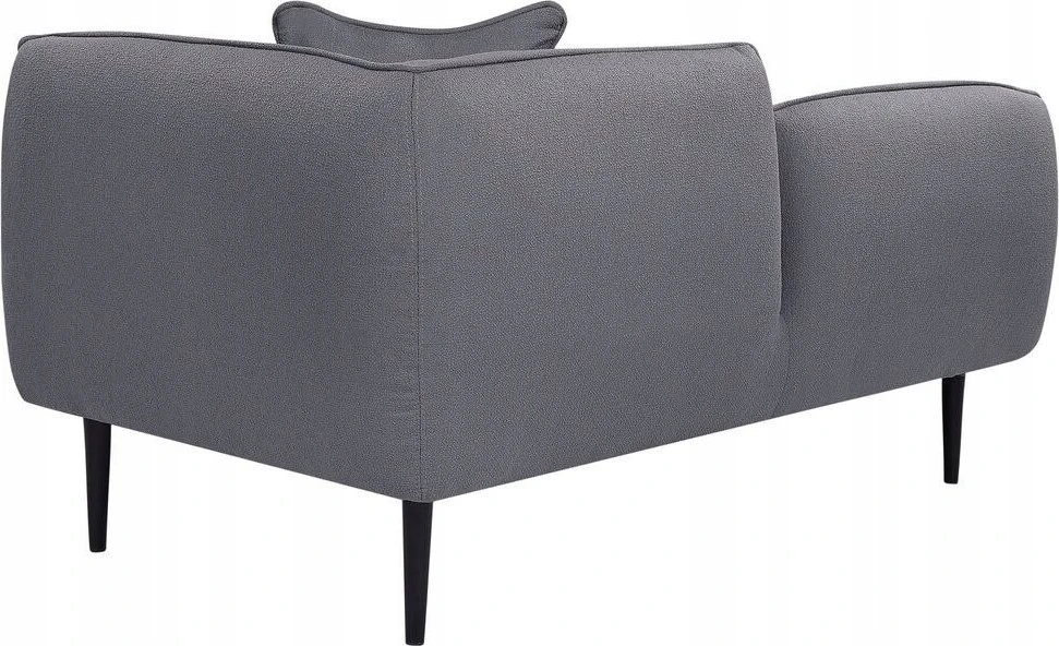 Sofa Beliani Dešininis gultas CHEVANNES Boucle tamsiai pilkas