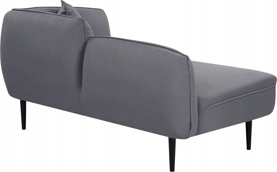 Sofa Beliani Dešininis gultas CHEVANNES Boucle tamsiai pilkas