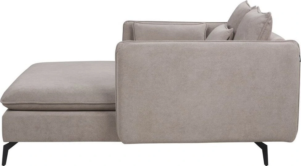 Sofa Beliani Šezlongas CHARMES smėlio pilkumo spalvos
