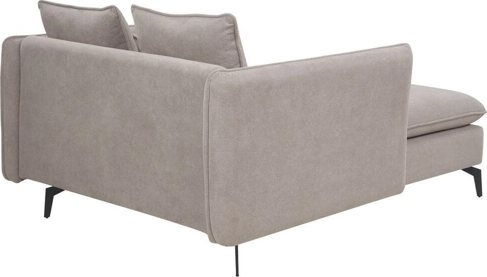 Sofa Beliani Šezlongas CHARMES smėlio pilkumo spalvos
