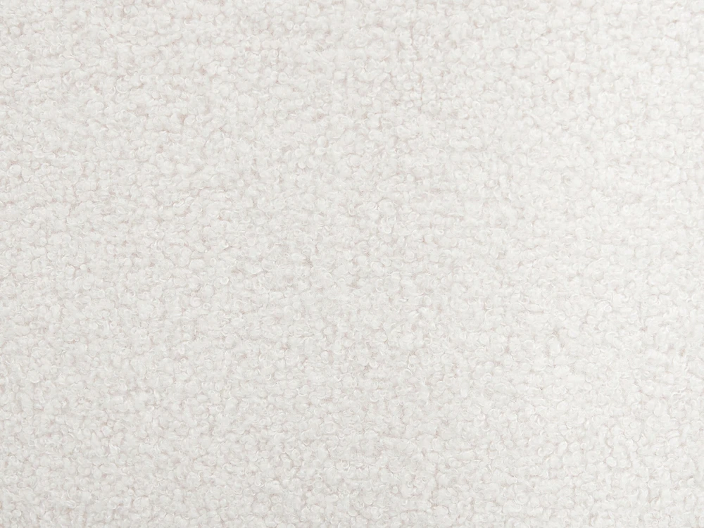 Sofa Beliani Kairysis gultas ARTHEZE Boucle, kreminės baltos spalvos