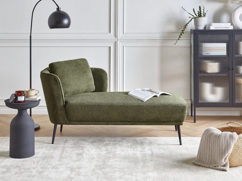 Sofa Beliani Kairysis gultas ARTHEZE tamsiai žalias