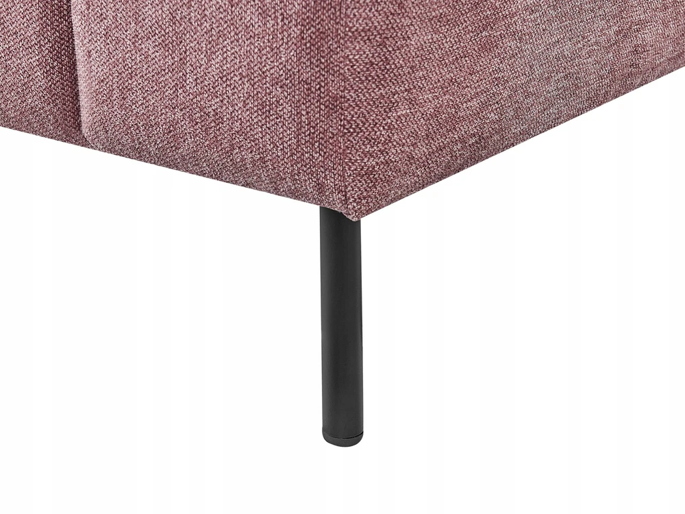 Sofa Beliani Kairysis šezlongas LANNILS rožinis