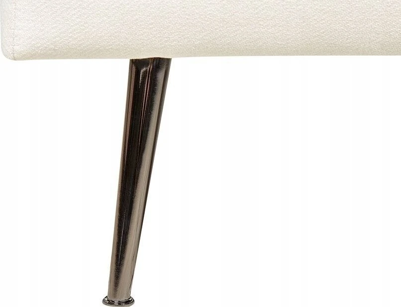 Sofa Beliani Dešininis šezlongas RIOM, baltas