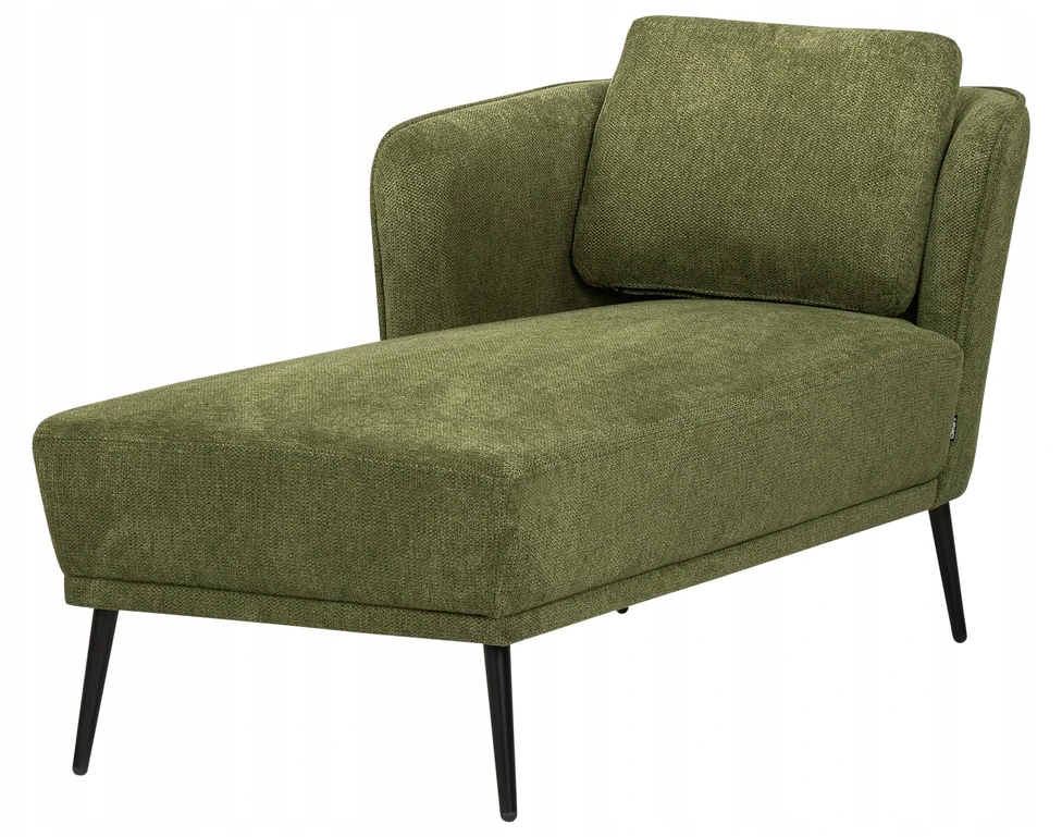 Sofa Beliani Dešininė šezlongo kėdė ARTHEZE tamsiai žalia