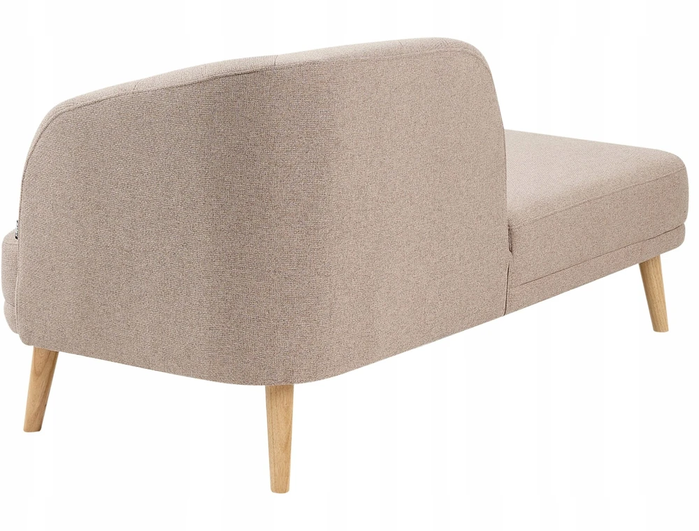 Sofa Beliani Dešininė šezlongo kėdė TANLAY šviesiai ruda
