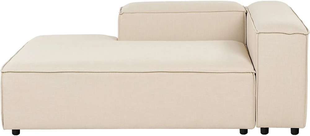Sofa Beliani Dešininis szezlongas ARDAL, smėlio spalvos