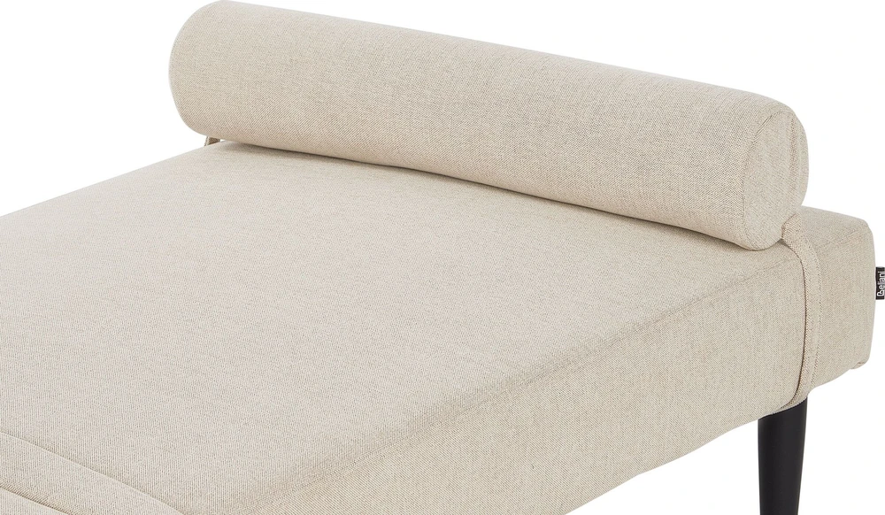 Sofa Beliani Šezlongas MAURIAC smėlio spalvos