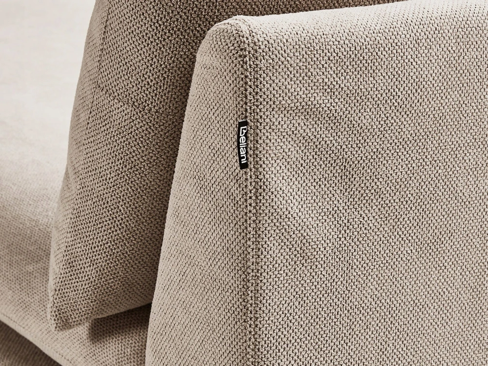 Sofa Beliani Šezlongas VIZILLE smėlinės spalvos