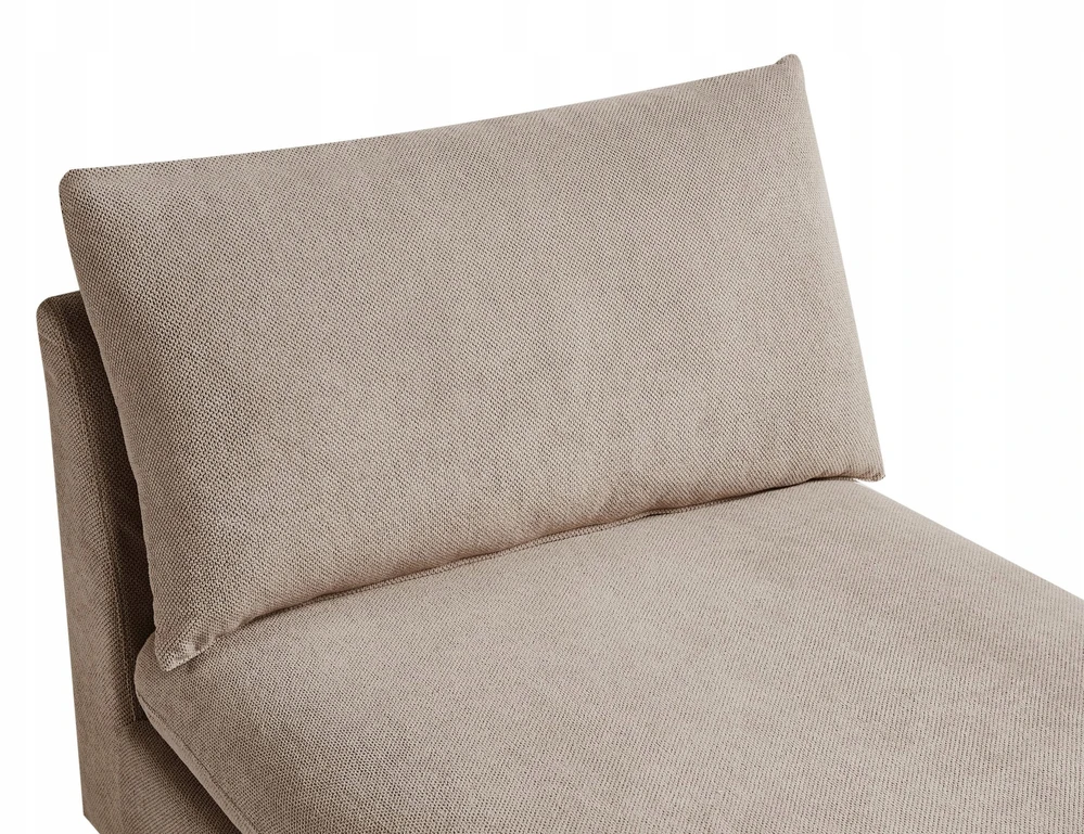 Sofa Beliani Šezlongas VIZILLE smėlinės spalvos