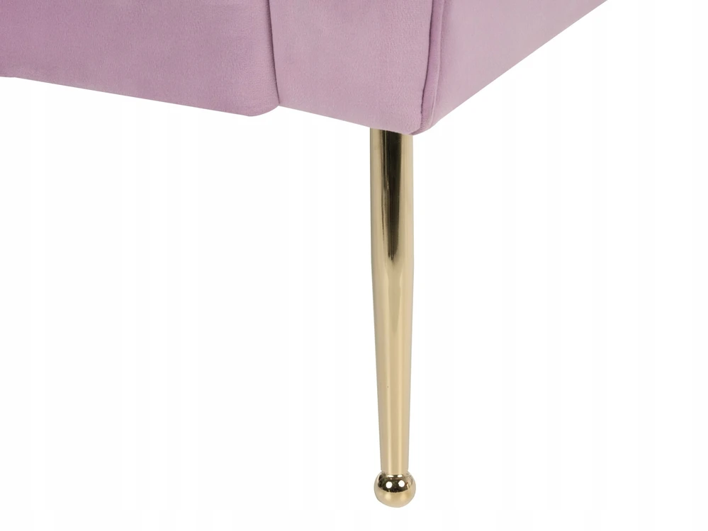 Sofa Beliani NANTILLY gultas iš veliūro, šviesiai violetinės spalvos