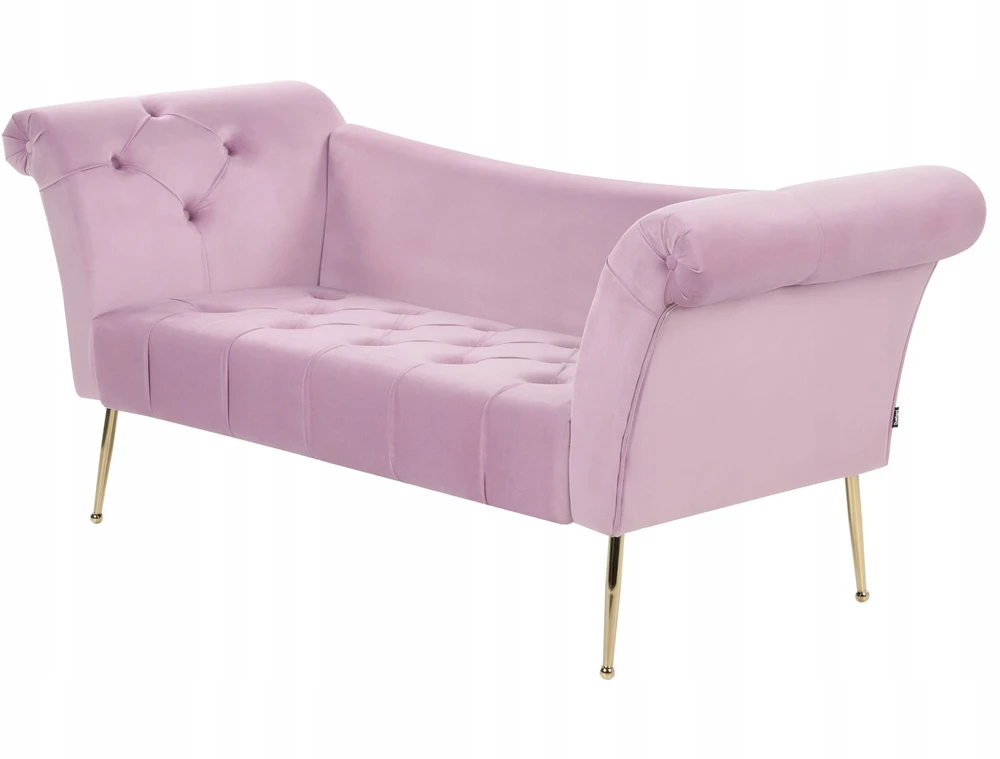 Sofa Beliani NANTILLY gultas iš veliūro, šviesiai violetinės spalvos