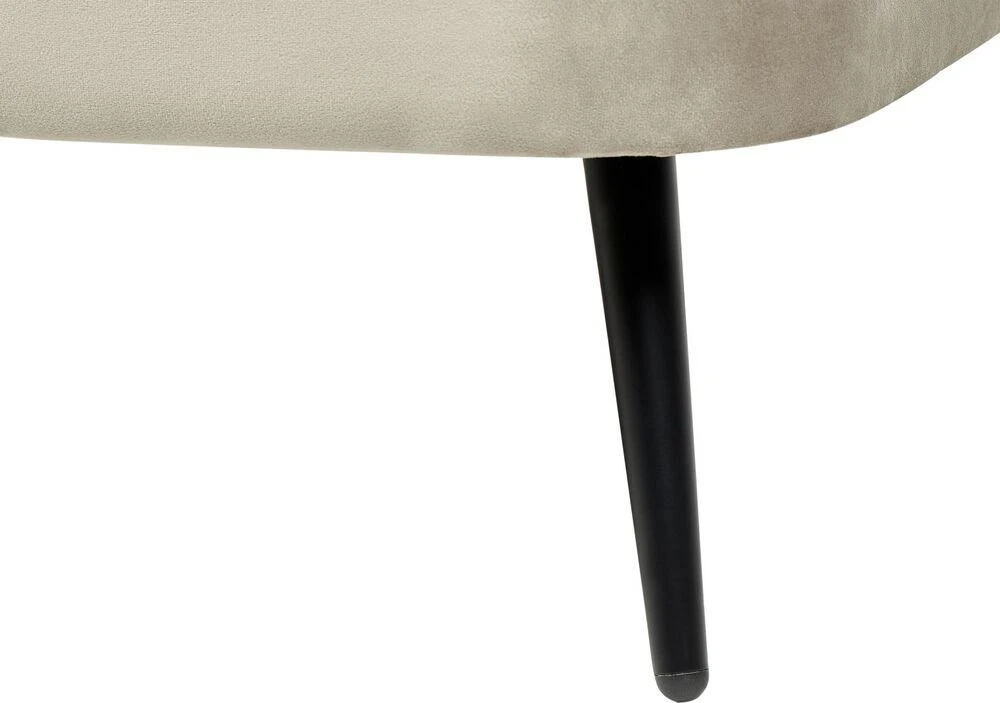 Sofa Beliani Kairinis gultas ALLIER, veliūras, smėlio spalvos