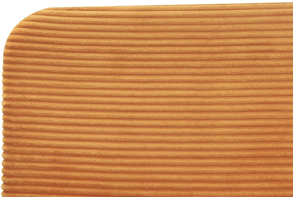 Beliani Dviejų asmenų lova FLAYAT 180 x 200 cm, oranžinė
