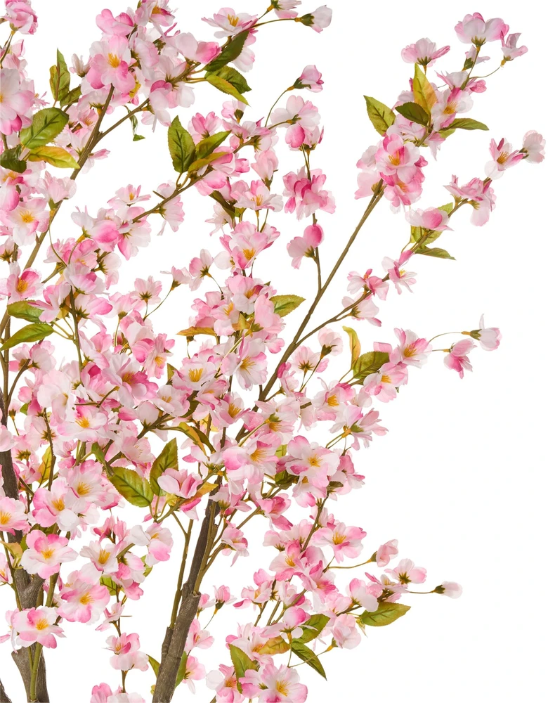 Beliani Dirbtinis augalas CHERRY TREE 180 cm rožinės spalvos