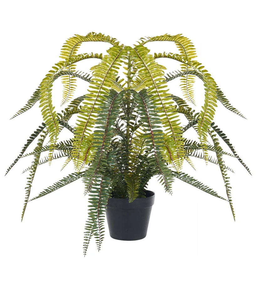 Beliani Dirbtinis augalas FERN LEAF PLANT 105 cm žalias
