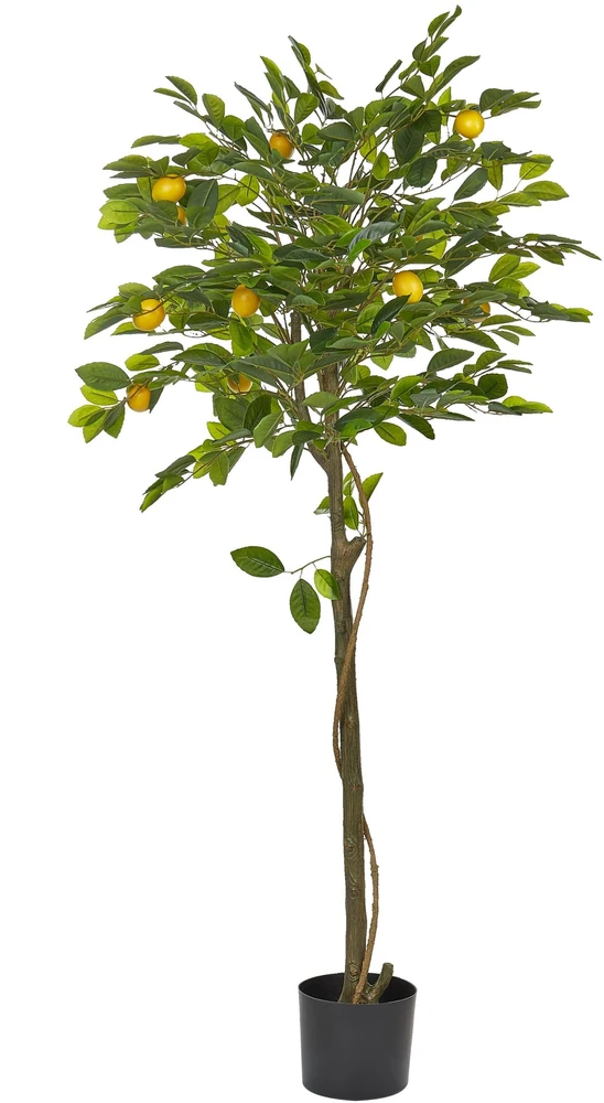 Beliani Dirbtinis augalas LEMON TREE 156 cm žalias