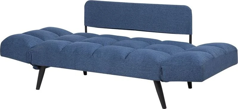 Beliani Dvivietė išskleidžiama sofa BREKKE tamsiai mėlyna