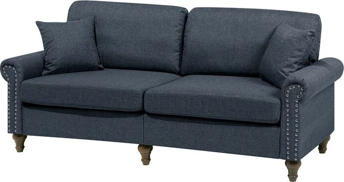 Beliani 3 vietų sofa OTRA tamsiai pilka