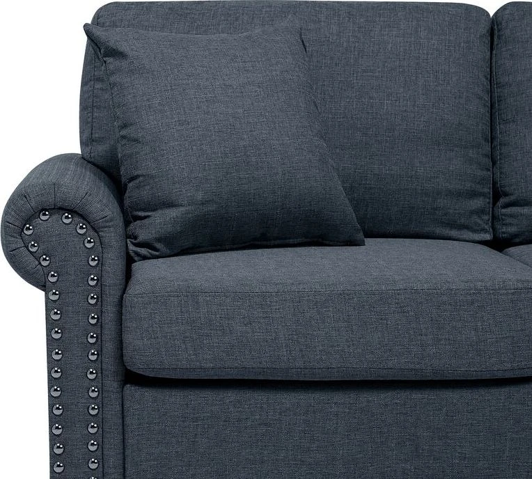Beliani 3 vietų sofa OTRA tamsiai pilka