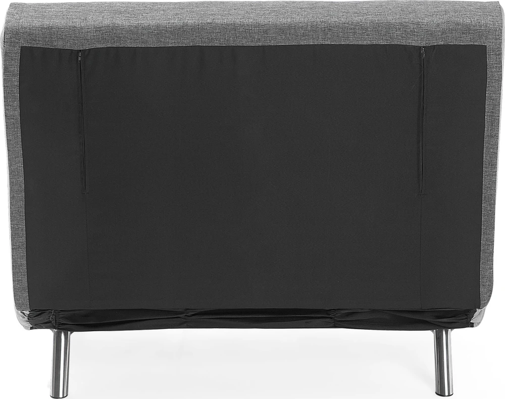Beliani Viengulė išskleidžiama sofa FARRIS tamsiai pilka