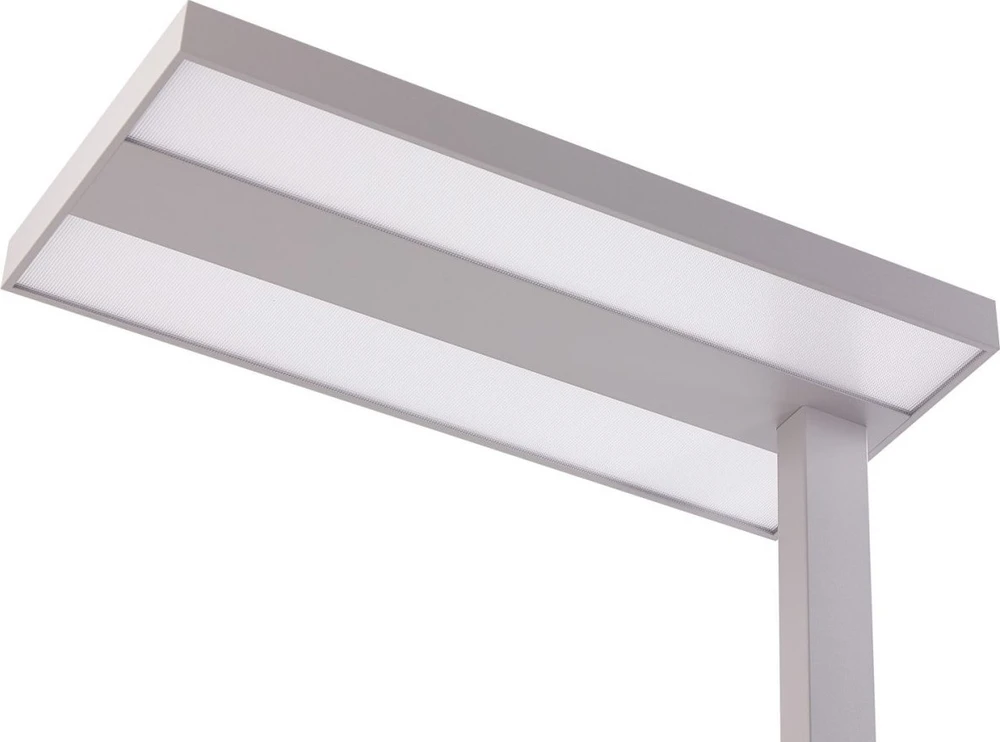 Beliani LED toršeras TAURUS su reguliatoriumi, metalinis, sidabrinis