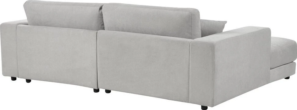 Beliani 3 vietų kampinė sofa LOFOTEN šviesiai pilka dešininė
