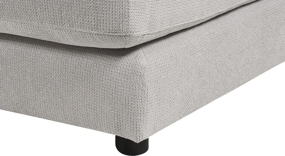 Beliani 3 vietų kampinė sofa LOFOTEN šviesiai pilka dešininė
