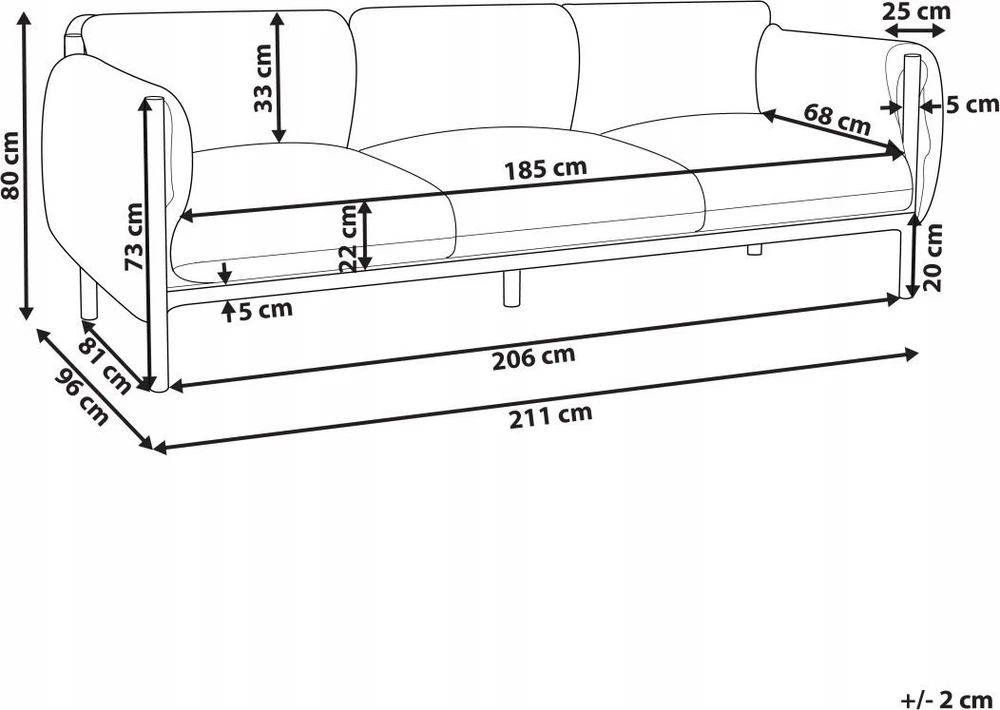 Lauko baldų komplektas Beliani 3 vietų sodo sofa ESPERIA metalinė pilka