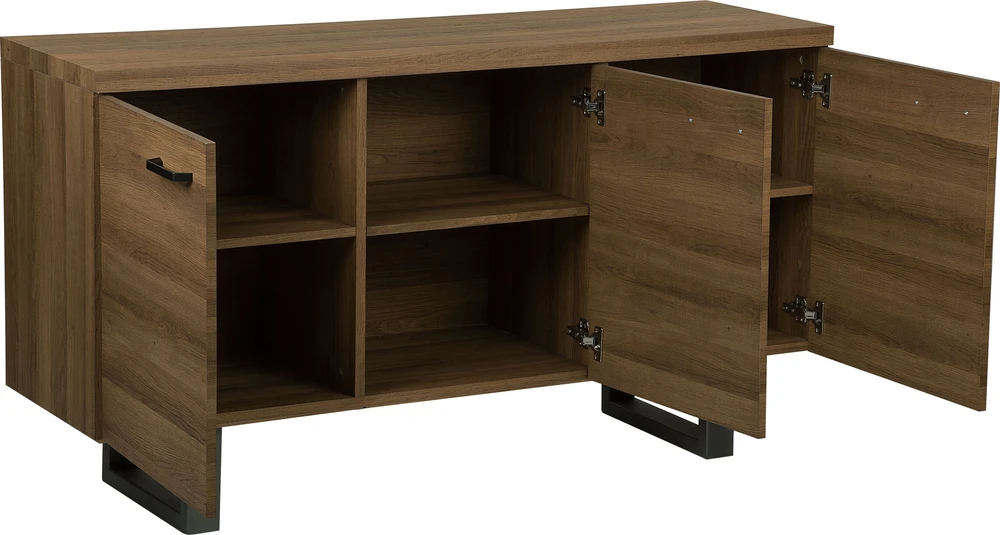 Beliani Spintelė TIMBER tamsiai ruda