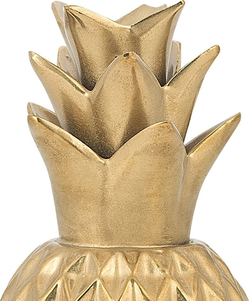Beliani Dekoracinė figūrėlė Ananas TYANA Keraminė Auksinė