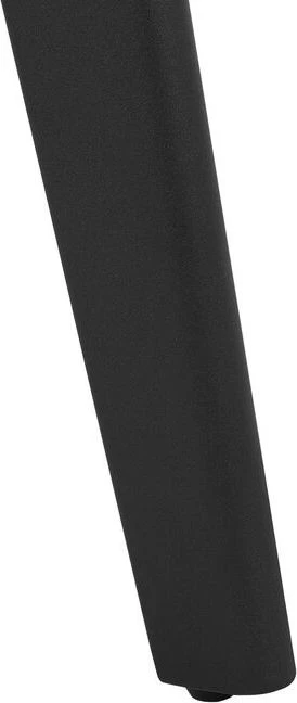 Beliani Valgomojo stalas MOSBY baltas marmuro raštas 110 cm
