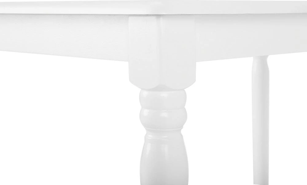 Beliani Valgomojo stalas CARY baltas 180 cm 90 cm