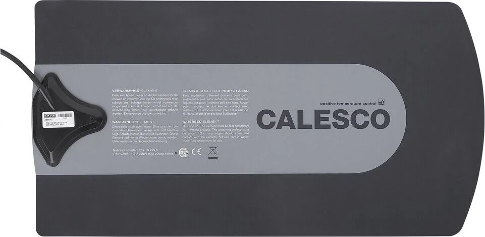 Beliani Vandens lova NANTES 160 x 200 cm šviesiai pilka