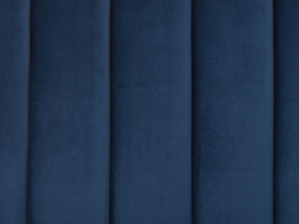 Beliani Veliurinė lova MARVILLE 180 x 200 cm tamsiai mėlyna