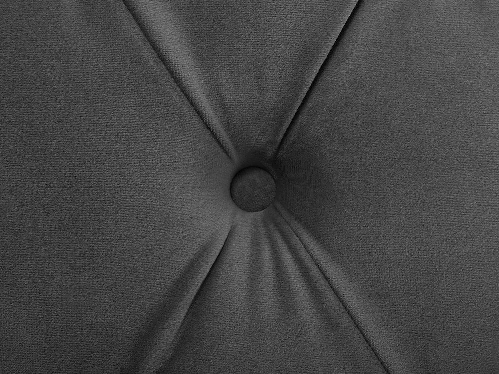 Beliani Veliurinė lova LUBBON 160 x 200 cm pilka