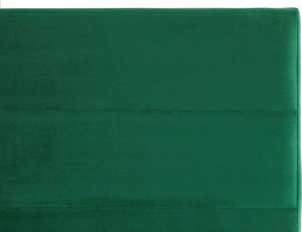 Beliani Velvetinė lova BELLOU 180 x 200 cm, žalia