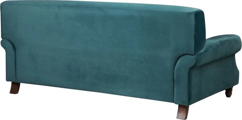 Beliani 2 vietų sofa EIKE veliūrinė, žydros spalvos