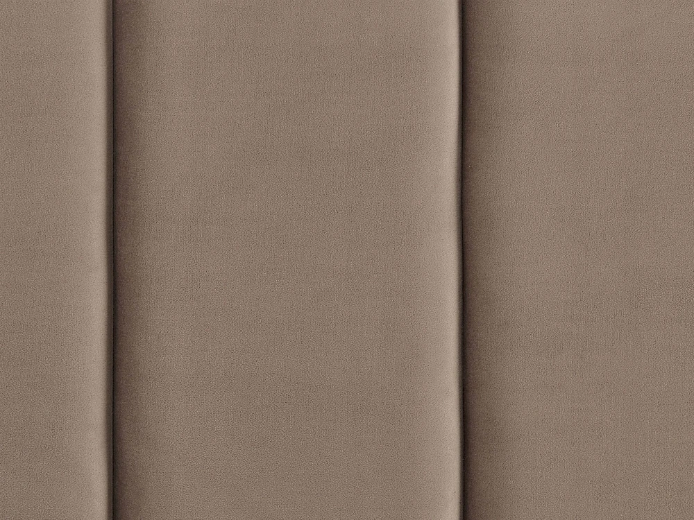Beliani Veliūrinė lova VILLETTE 180 x 200 cm, smėlio spalva