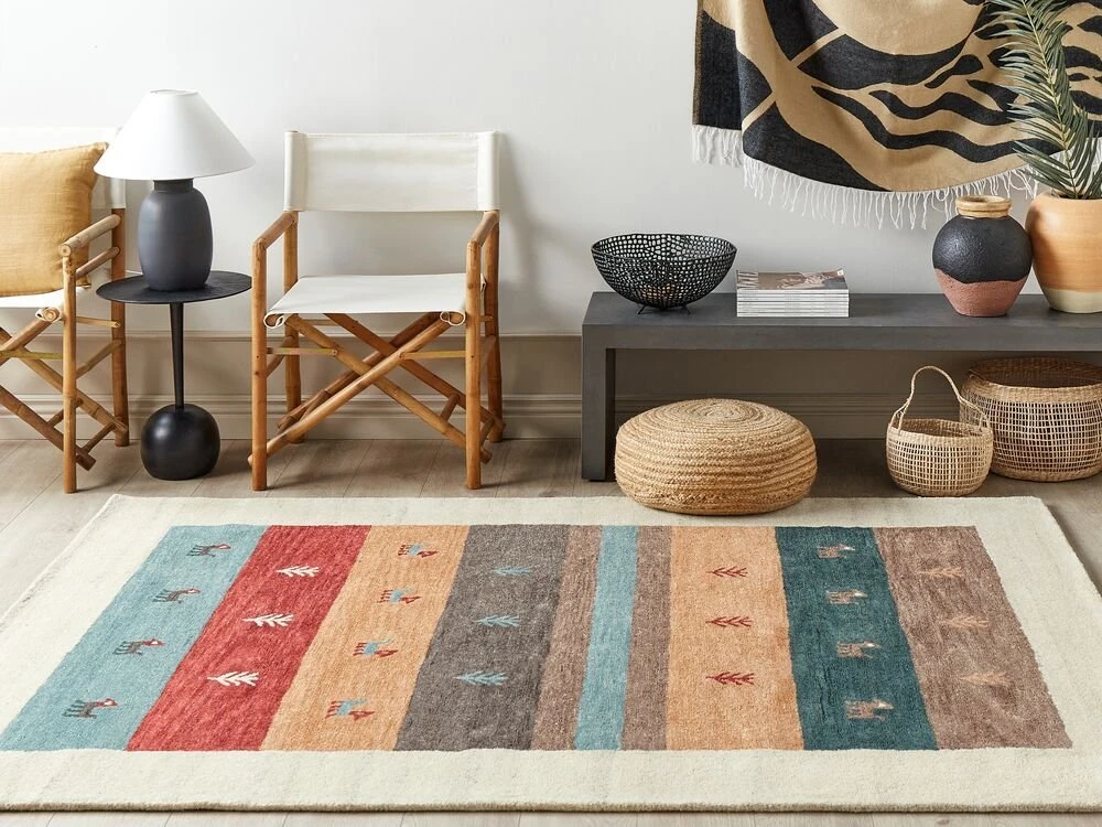 Beliani Kilimas SARILAR spalvingas 160 x 230 cm vilnonis Gabbeh
