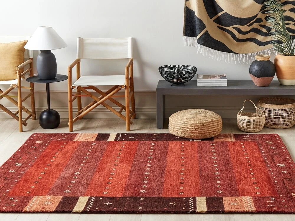 Beliani Kilimas SINANLI spalvotas 160 x 230 cm vilnos Gabbeh