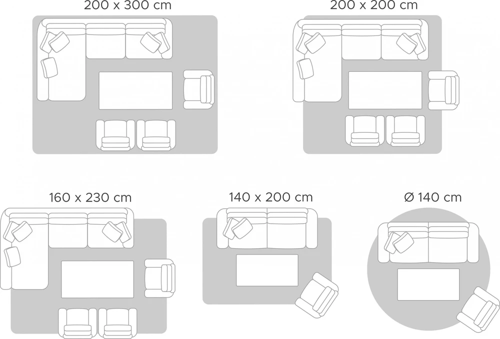 Beliani Kilimas SINANLI spalvotas 160 x 230 cm vilnos Gabbeh