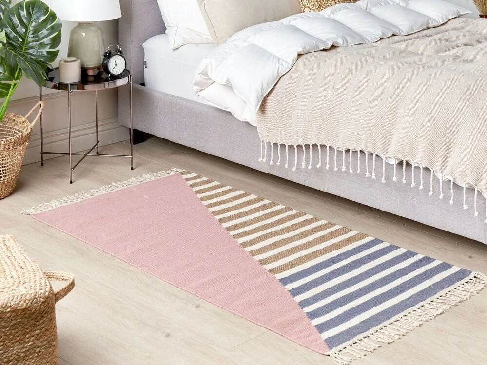 Beliani Kiliminis ENGIZ spalvotas 80 x 150 cm vilnonis