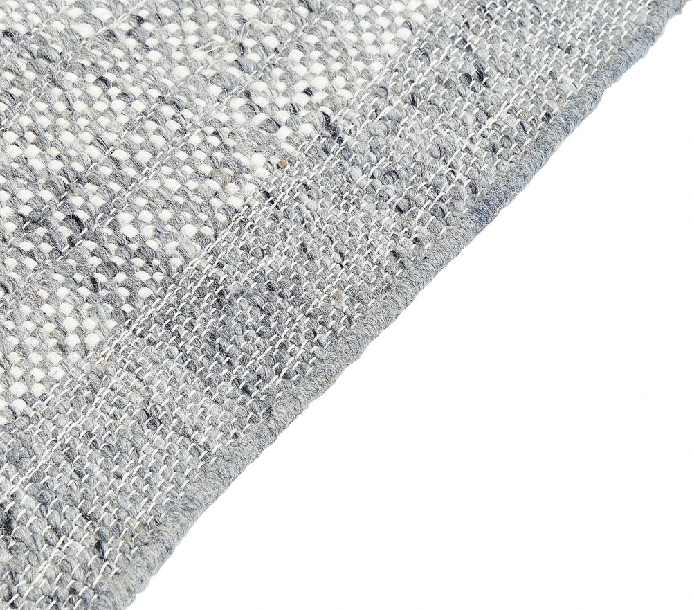 Beliani Kilimas TATLISU pilkas 80 x 150 cm vilnonis