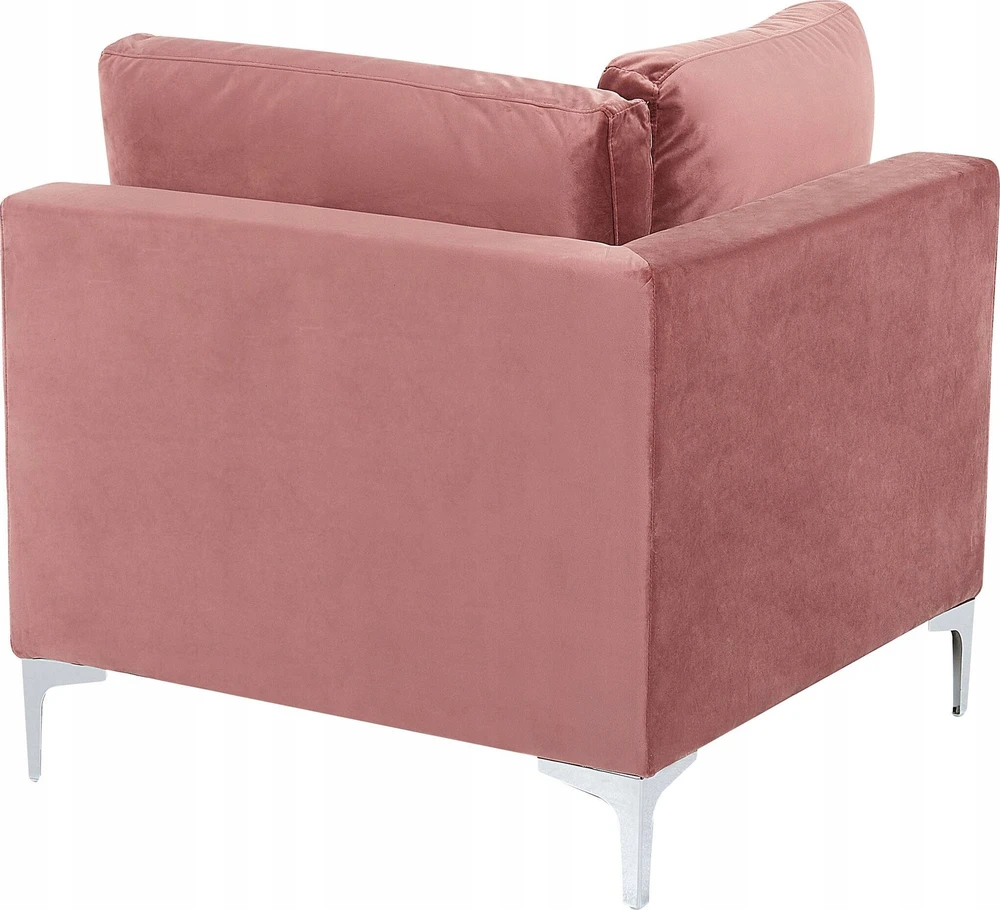 Sofa Beliani Kampinis modulis EVJA, rožinis veliūras