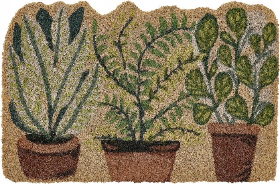 Beliani Durelių kilimėlis ANAMUDI natūralios spalvos 40 x 60 cm kokoso pluoštas