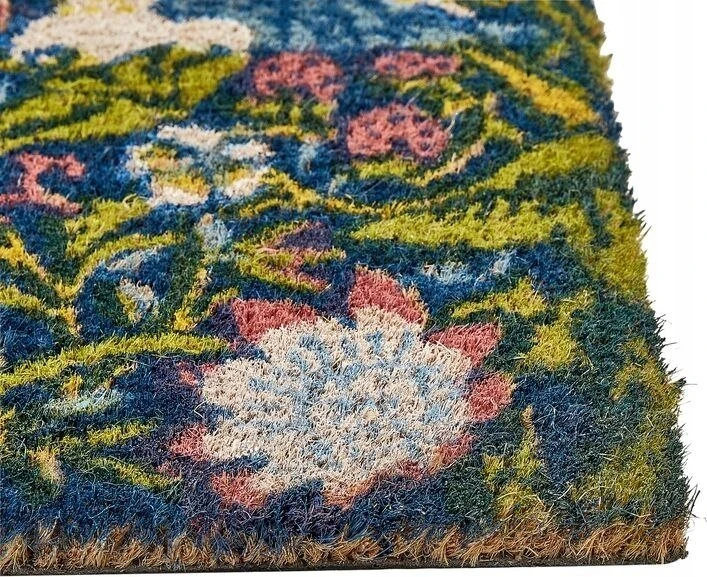 Beliani Durų kilimėlis SAKESAR spalvotas 40 x 60 cm kokoso pluoštas